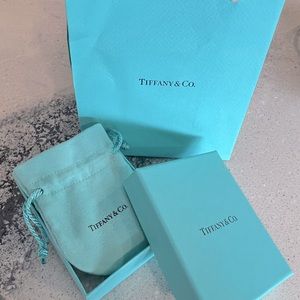 Tiffany jewelry bag and box